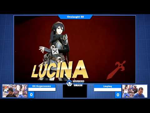 Onslaught 88 - Winner's Semis: EX|Kogarasuma (Lucina) vs LingLing (Peach)