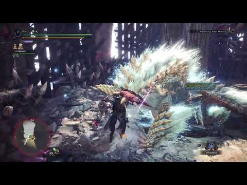 Monster Hunter World: Iceborne - How usual Farewell to Zinogre quest looks like solo (fuel farm)