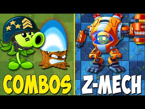 Random 30 Best Combo Plants Vs Team Z-MECH Zombie - Who Will Win? - PvZ 2 Battlez