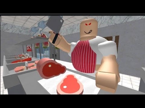🍖 ESCAPE THE BUTCHER SHOP OBBY!..... #roblox full gameplay video