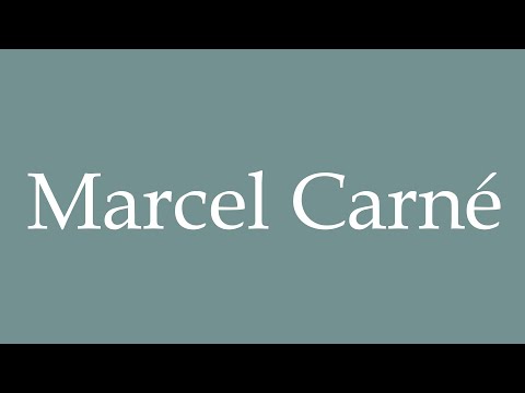 How to Pronounce ''Marcel Carné'' Correctly in French