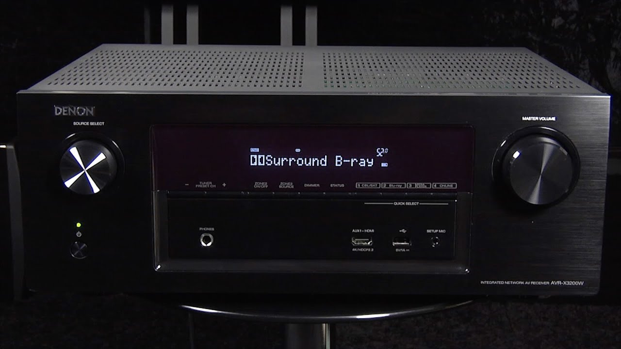 video Amply xem phim Denon AVR-X3200W chính hãng 0
