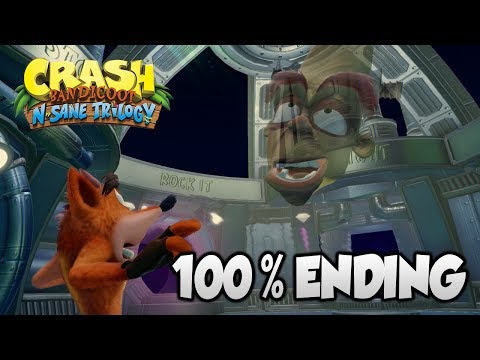 Crash Bandicoot 2 - 100% Alternate Ending Cutscene (PS4 N Sane Trilogy)