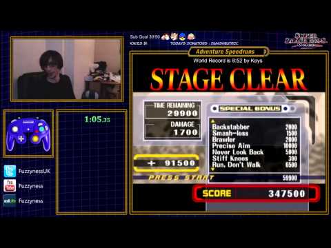 Fuzzyness gets the Melee classic any% WR 2:31