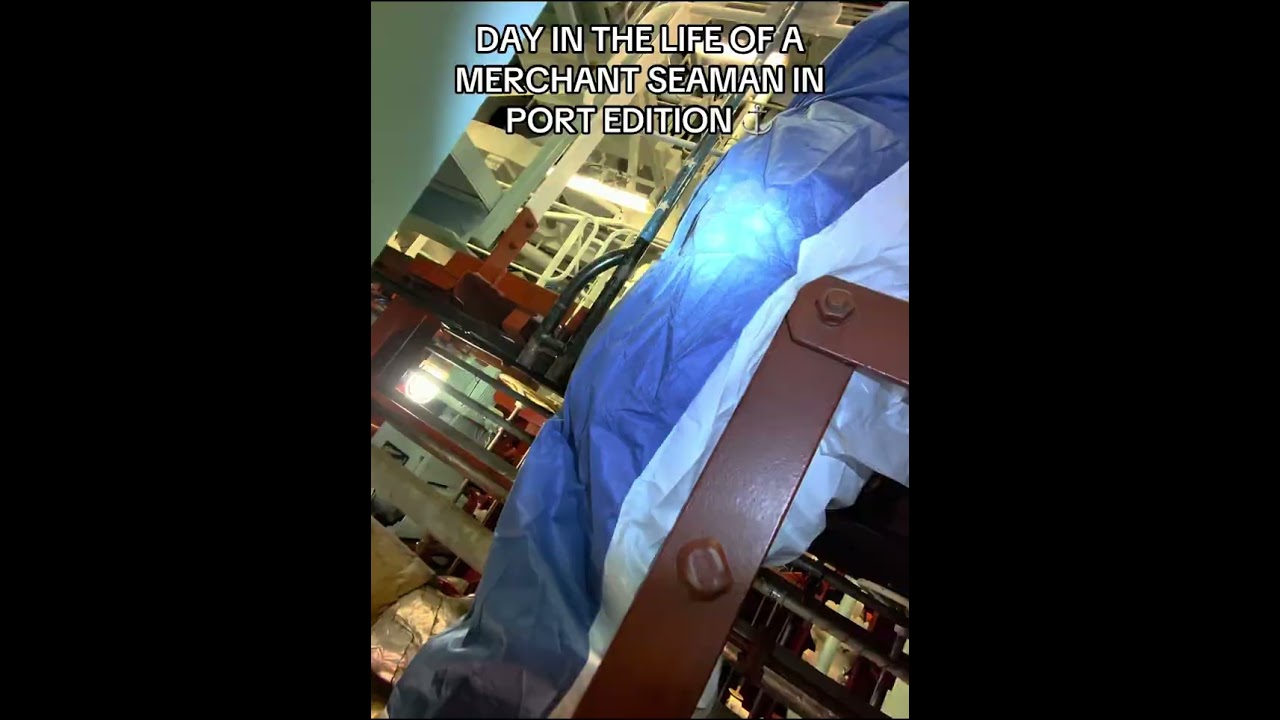 DAY IN THE LIFE OF A MERCHANT SEAMAN #merchantmariner #bluecollar #merchantseaman #tayyslyfe #siu 