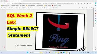 Download the video "SQL Tutorial for Beginners (Week 2 Lab Session): Your First Step to SQL Mastery"