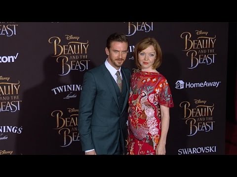 Dan Stevens and Susie Hariet "Beauty and the Beast" World Premiere Red Carpet