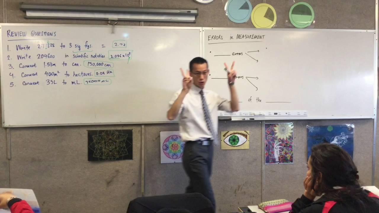 Errors in Measurement (1 of 2: Reviewing significant figures and unit conversion)