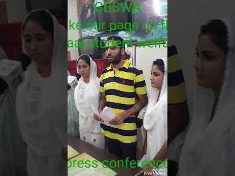 Press conference by GBSWA on 08 oct 2017