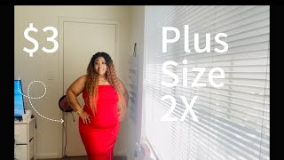 RAINBOW SHOP TRY ON PLUS SIZE HAUL | ALL DRESSES $3.00 #rainbow #youtube