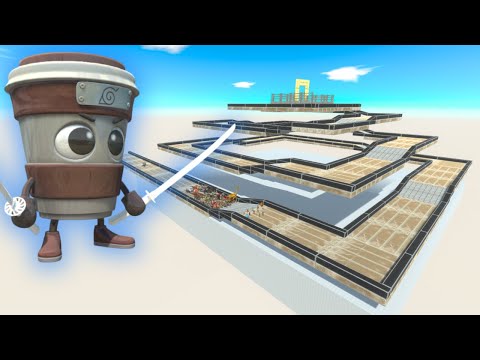 Dinosaurs and All Unit ARBS Escape From Cappucino Assassino - Animal Revolt Battle Simulator