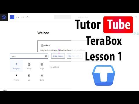 Terabox Lesson 1 Accessing TeraBox on the Web