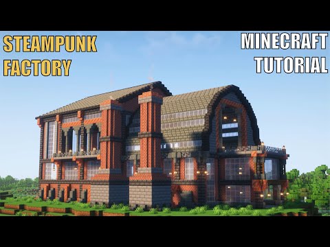 Minecraft How to Build Steampunk Factory | Step-by-Step Tutorial
