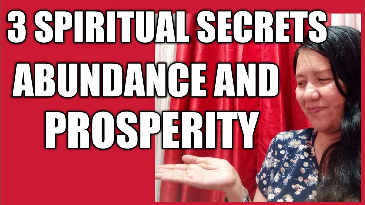 #abundance #prosperity ABUNDANCE & PROSPERITY SECRETS (Tagalog)