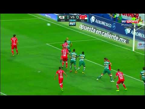 Gol de D. Valdés | Santos Laguna 0 - 0 Toluca | Clausura 2019 - Jornada 8 | LIGA Bancomer MX