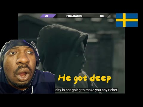 American Reacts to Best Swedish Rapper  Yasin - Sista spåret