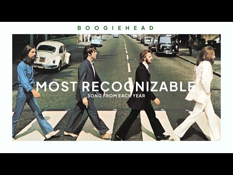 most recognizable song of each year (1950-2022)