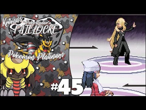 Pokémon Platinum "PokéRadar" FateLocke, Part 45 - Our Final Dance With Destiny! [VS. CYNTHIA]