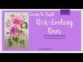Learn to Paint One Stroke - Practice Strokes With Donna - Rich-Looking Roses | Donna Dewberry 2022