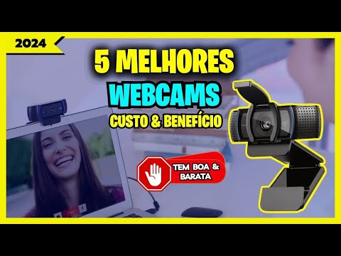 🏆Top 5 Melhores Webcam para Gravar Vídeo//Melhor Webcam para Live Custo Benefício 2024