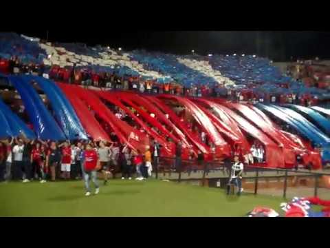 "DIM 0 vs Santafe 0  Super Liga 2017  (Ida)   RECIBIMIENTO AL PODEROSO." Barra: Rexixtenxia Norte • Club: Independiente Medellín • País: Colombia