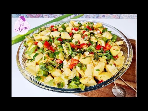 Blitzrezept I Kartoffelsalat in 10 Minuten ohne Mayonnaise ist einfach und schnell vorbereitet