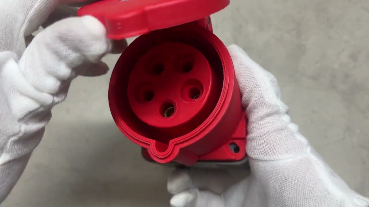 Розетка накладная 380V 5х32A полиамид IP44 Bemis BC1-3505-2510 2Р+РЕ)