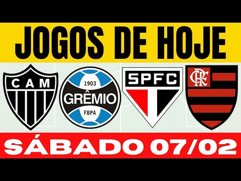 ⚽ TODAY'S GAMES | STATE CHAMPIONSHIPS 2026 | Saturday 07/02/2026 | Today's Games LIVE PAULISTÃO 2026