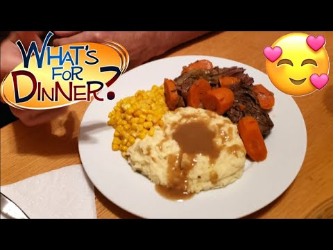 What's For Dinner? : Beef Pot Roast w/ Mashed...