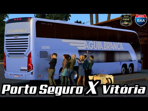 Viagem completa!!! PORTO SEGURO X VITORIA (Viação Águia Branca)