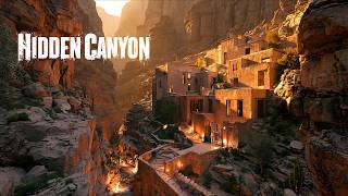 HIDDEN CANYON REFUGE | Relaxing Sci-Fi Ambience