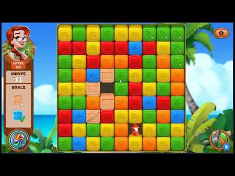 Lost Island Blast Adventure Level 96 - NO BOOSTERS 🏝️ | SKILLGAMING ✔️