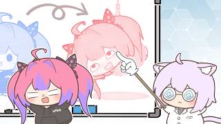 【手描き】「ヴィヴィ ドM説」を提唱するおかゆん【猫又おかゆ/綺々羅々ヴィヴィ/ホロライブ】