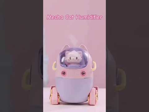 KAWAII CUTE CAT AIR WHEEL CAR ROLLING HUMIDIFIER