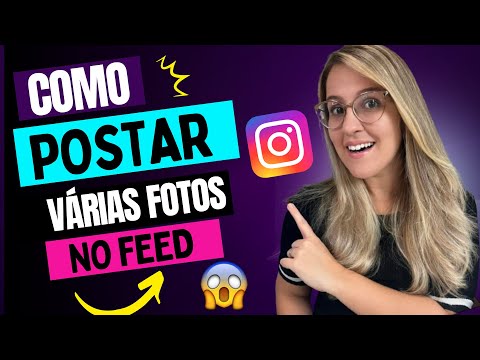 Vídeo: Várias fotos no feed: como postar em carrossel