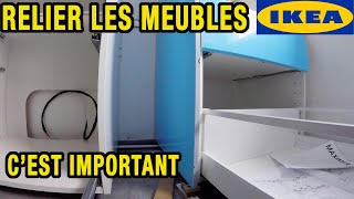 Fixer les meubles de cuisine IKEA entre eux