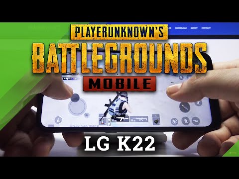 PUBG Mobile on LG K22 - Settings & Short Gameplay