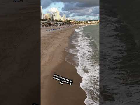 Olhe como é bonito o nascer do sol em Ponta Negra-RN