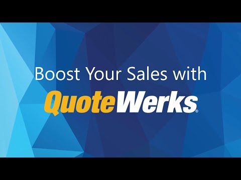 QuoteWerks Integrates with QuickBooks