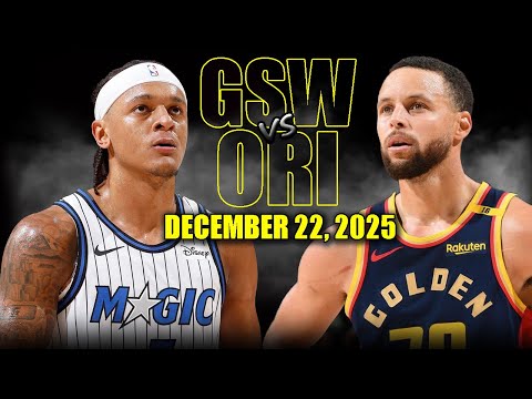 Golden State Warriors vs Orlando Magic Full Game Highlights – December 22, 2025 | NBA Season