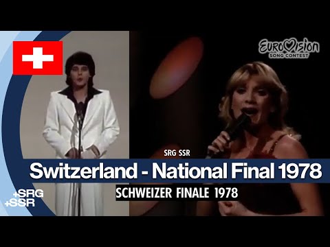 EUROVISION SONG CONTEST SWISS NATIONAL FINAL 1978 SWITZERLAND - SCHWEIZER FINALE 1978 (SRG SSR)