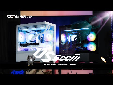 감성과 성능을 담은 프리미엄 미니 타워 PC 케이스 다크플래쉬 DS500M RGB