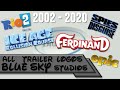 All Blue Sky Studios Trailer Logos 2002 2020