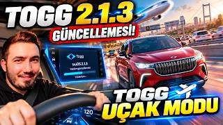 TOGG 2.1.3 Güncellemesi Yayınlandı | İşe Yetişmek İçin Limitleri Zorladım(TOGG U