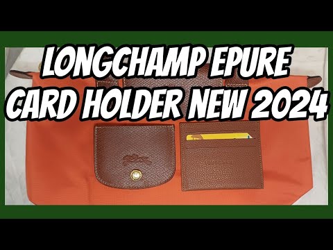 Longchamp Epure Card Case New for 2024 Le Pliage bag
