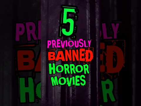 5 BANNED Horror Movies you MUST see!😱 #videonasties #banned