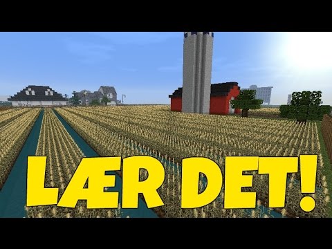 LÆR DET -  hvordan man laver en automatisk farm! - Minecraft