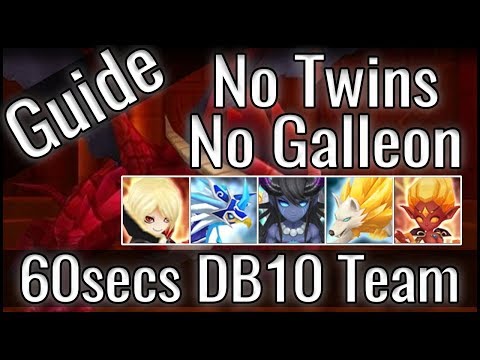 SUMMONERS WAR: F2P 60sec DB10 Speed Team Guide | No Galleon | No Twins (German / Deutsch)
