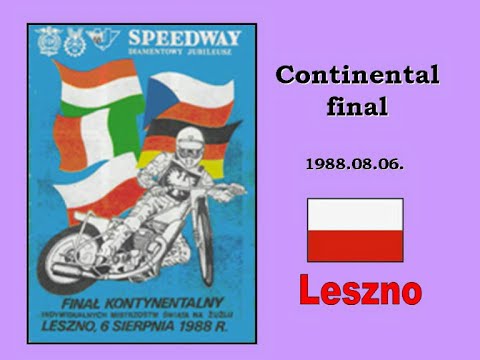 1988.08.06.Speedway Continental final-Leszno(POL)