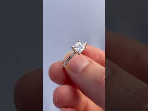 IN THE MAKING: Princess Cut Diamond Fluency Ring by Melanie Casey Fine Jewelry